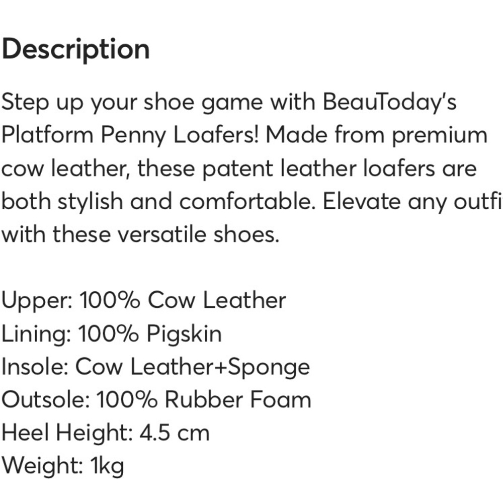 Black Chunky Patent Leather Loafers with Gold Hardware / platforms - Picture 5 of 9